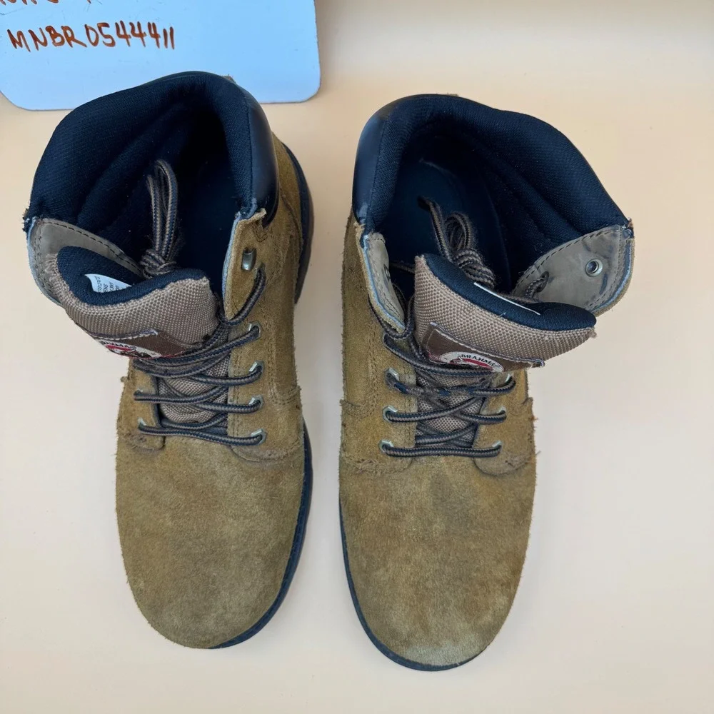 Brahma Boots Waterproof Suede Leather Lace‎ Up Work Boots Mens 13W oil resistant